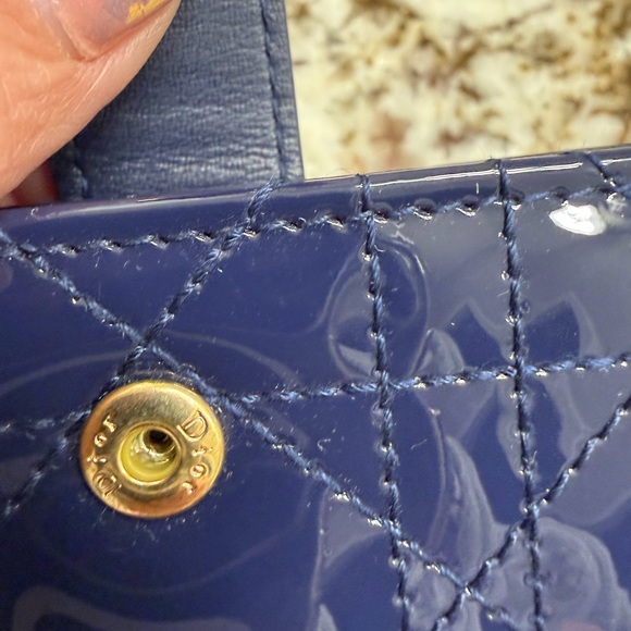 Christian Dior Lady Dior Jasmine Card Holder- Excellent Like New Condition - Picture 7 of 8